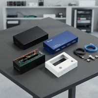 Fabricant de boîtiers en aluminium extrudé sur mesure, boîtier pour mini PC avec anodisation, boîtier électronique industriel OEM/ODM, boîte de projet