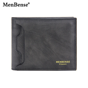 Wholesale New Men's Short Wallet Pu <strong>Change</strong> Wallet Card <strong>Bag</strong> for Men Menbense Wallet Cheap
