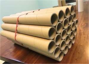 Tubo de cartón cilíndrico vacío de papel kraft resistente para bobinado de alambre, venta al por mayor de fábrica, 34 x 2 x 305 mm - Product Image 5