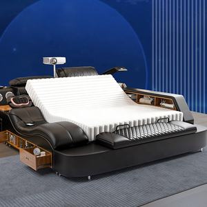 Cama Doble de Matrimonio Moderna y Sencilla con Masaje de Gravedad Cero al por Mayor, Muebles de Dormitorio Eléctricos Inteligentes para el Hogar y la Escuela - Product Image 5