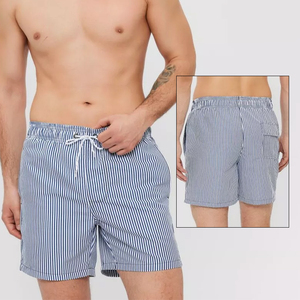 กางเกงว่ายน้ำแบบยืดได้4ทางสำหรับผู้ชายกางเกงขาสั้นแบบมีกระเป๋าพิมพ์โลโก้ได้ตามต้องการ - Product Image 3