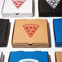 Boîtes à pizza personnalisées pour emballages alimentaires, emballages à emporter, boîtes à pizza jetables