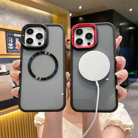 Couverture de téléphone à motif CD translucide coloré pour iPhone 16 pour Samsung magnétique pour iPhone 15 coques de téléphone portable spéciales charme