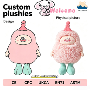 Peluche Mostro Carino All'Ingrosso, 5 <span class=keywords><strong>Colori</strong></span>, Divertente Bambola Mostro con Faccia Ricamata, Regalo per Feste di Compleanno per Bambini - Product Image 1