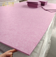 Panneau ignifuge de décoration 100% panneaux acoustiques d'absorption acoustique en polyester PET panneaux acoustiques respectueux de l'environnement