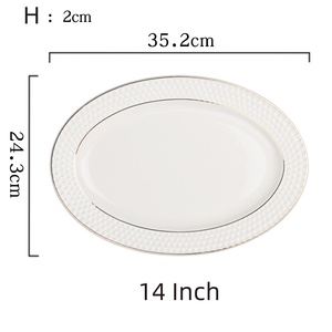 Juego de Vajilla de Cerámica China, Platos para Cena - Product Image 6