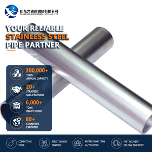 Tubería de Acero Inoxidable con Certificación ISO 430 304, Acabado Cepillado, 219.1 mm, 6 mm, EN 10216-5, para Fabricación Automotriz - Product Image 1