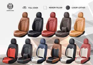 Housse de siège de voiture personnalisée Marcan, cuir PU de luxe, marron, housse Lexus, imperméable, style sport - Product Image 5