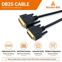 Kabel D-sub 25Pin RS232 Serial Parallel Printer Ekstensi Male to Male DB25