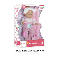 Nettes neugeborenes wieder geborenes Jungen puppenspiel zeug Interaktives Zubehörset Baby puppenspiel zeug für Kinder Mädchen
