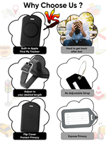 Vente chaude Étiquette de bagage de voyage de luxe avec positionnement GPS Personnalisée en cuir PU Trouver mes étiquettes de bagage Cadeau Certifié FCC CE RoHS