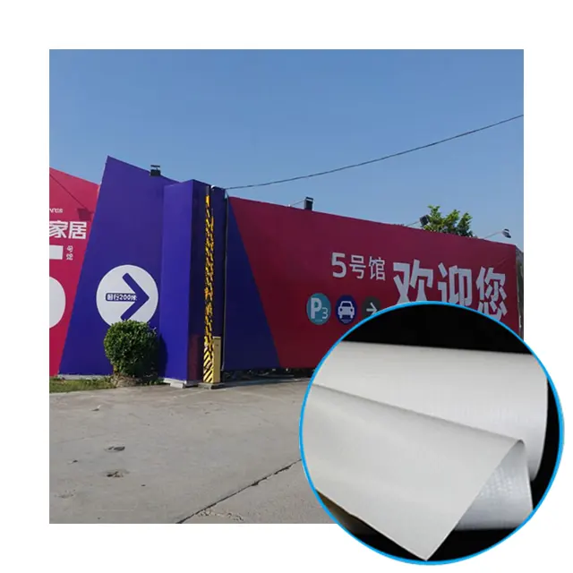 New listing of high strength pvc poster material Flexible banner rolls for advertising display banner material