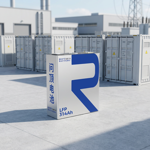 Sel Prisma LiFePO4 REPT 314Ah 3.2V 10000 Siklus untuk Penyimpanan Energi Hibrida Tenaga Surya PV dan Angin Skala Utilitas BESS Container - Product Image 1
