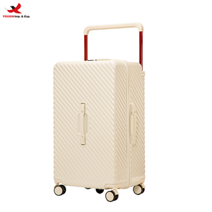 Large Capacity Simple Classic Trolley <b>Suitcase</b> 5-Wheel Spinner Wheels Lightweight & Durable ABS Material RTS Bulk Mixed Order - Product Image 1
