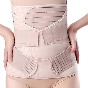 3 in 1 Beige L/One Size Postpartum Bauch/Taille/Becken Unterstützung Recovery Belt Shape wear Schlankheit gürtel Haltungs korrektur - Product Image 1