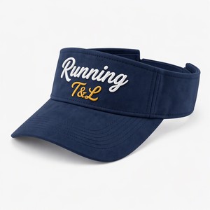 Casquette à visière personnalisée en chenille avec logo, en tissu suédé synthétique, style sport, visière pare-soleil, fabrication OEM ODM, achat en gros, Chine - Product Image 1