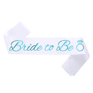 وشاح العروس المستقبلية، وشاح للعروس لحفلات الزفاف وحفلات العزوبية، زينة لحفلات الخطوبة، هدايا وإكسسوارات - Product Image 6