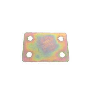 Placa de Conexión de Cuatro Orificios para Cabello Masculino, Soporte de Acero Plateado, Accesorio de Ferretería - Product Image 4