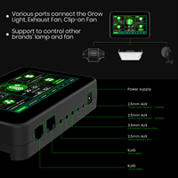 Nouvelle arrivée Contrôleur intelligent pour système de culture de plantes avec kits hydroponiques complets Ventilation par ventilateur Lumière de culture LED