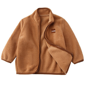 Collezione <span class=keywords><strong>invernale</strong></span> Casual <span class=keywords><strong>giacca</strong></span> di lana da <span class=keywords><strong>ragazzo</strong></span> in pile polare chiusura con cerniera granulare ispessita con aggiunta di calore giacche per bambini - Product Image 6