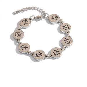 Pulsera y Brazaletes de Moda para Mujer en Acero Inoxidable 316L de Lujo Personalizados, Pulsera del Zodiaco para Mujer - Product Image 5