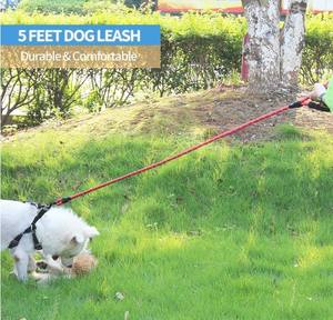 Desain baru kustom murah 10 kaki panjang 1cm ketebalan sangat reflektif merah antichoking tali pengikat leher anjing selip - Product Image 6