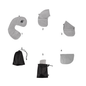 Travelsky-almohada en forma de U con logotipo personalizado, cojín de cuello inflable de aire para viaje, amigable con el medio ambiente - Product Image 4