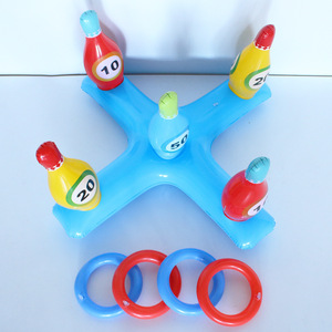 Vendita calda gonfiabile Bowling Set gioco all'aperto giocattolo <span class=keywords><strong>per</strong></span> i <span class=keywords><strong>bambini</strong></span> comprende anello e perni - Product Image 6