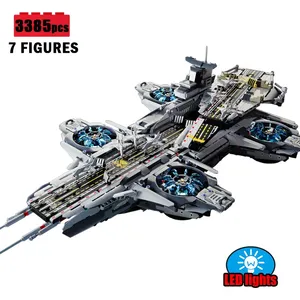 ชุดของเล่นตัวต่อพลาสติกแบบประกอบเอง รุ่นเครื่องบิน SHIELD จำนวน 3385 ชิ้น ของเล่นเสริมทักษะทางเทคนิค MOC ของขวัญวันเกิดสำหรับเด็กผู้ชาย - Product Image 2