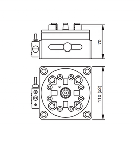 Sistema 3R-610.46-30 precisão aço MacroStd pneumático CNC máquina tabela Chuck HE-R06775 - Product Image 3