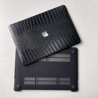 Housse de protection rigide pour ordinateur portable en cuir PU crocodile personnalisée pour Macbook Neo Air 13 13.6 15 Pro 14 14.2 16 16.2 M5 M4 M3 M2 M1