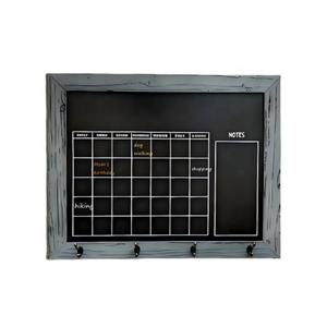 Pizarra Magnética Semanal para Planificación de Comidas con Bajo MOQ, Pizarra Rústica para Publicidad, Letreros de Tiza, Madera+MDF+Ganchos Metálicos - Product Image 4