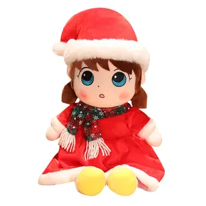 ที่กำหนดเองน่ารักที่สวยงามตุ๊กตาทารกตุ๊กตาของเล่นตุ๊กตาคริสต์มาสสำหรับของขวัญสาว