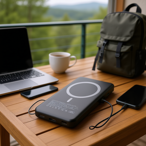 Cargador Portátil NCC WS-T192BP de 5000mAh con Carga Rápida de 25W, Color Negro - Cargador Móvil Eficiente - Product Image 3