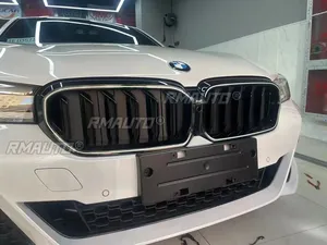 Grilles de radiateur supérieures LED de style racing pour BMW Série 5 G30 G38 2021-2023, pièce extérieure de pare-chocs avant de voiture - Product Image 6