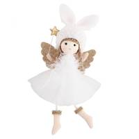Vente en gros belle poupée victorienne fille rose blanc belle poupée en peluche personnalisée cadeaux de festival de noël pour les enfants