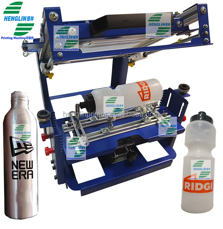 ペン/マグ/カップ/ガラスブレーカー/香水瓶手動シルクスクリーン印刷機手動スクリーンプリンター