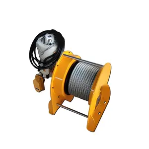 Small Electric Winches Can Be Multiple Linked Intelligent Winch Custom Fast Slow Speed 0.5 Tons Wire Rope Traction Winch