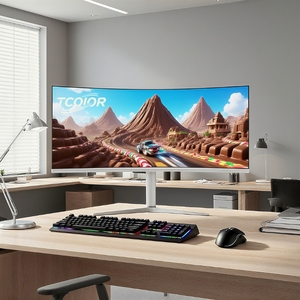 Écran Hdr 38 pouces pour <span class=keywords><strong>PC</strong></span> de jeu 144hz ordinateur large Ultra 38 "180Hz <span class=keywords><strong>4k</strong></span> 1ms écran Lcd 165hz courbe 34 pouces moniteur Lcd - Product Image 1