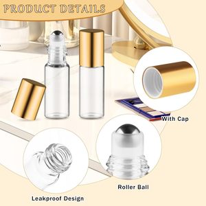 2ml Mini Perfume Set Women Fragrance Oil Perfumes <b>Bottles</b> Empty Clear <b>Amber</b> 1ml 3ml Mini <b>Bottle</b> 5ml Roll on Cosmetic Packaging - Product Image 3