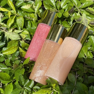 Aceite corporal hidratante con brillo y destellos, 50 ml, con tapa dorada, para brillo corporal, OEM/ODM para MLM - Product Image 5