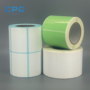 Rollo de Etiquetas Térmicas Impermeables de 4x4 Pulgadas y 120 g/m² para Control de Inventario, Etiqueta Térmica para Códigos de Barras, Venta al Por Mayor del Fabricante - Product Image 1