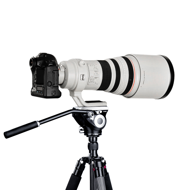 Manbily VH-90 сверхмощный видео DSLR штатив-Трипод для камеры с плавным снижением сопротивления полукруглвая головка с 1/4 и 3/8 дюймов винтов сдвижная пластина с шаровой головкой