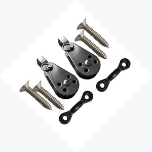 Polea de control de dirección de acero inoxidable de 25 mm con tornillos y gancho tipo C para accesorios de kayak - Product Image 5