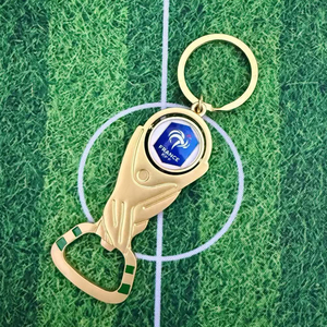 Открывалка для бутылок из металлического сплава с эмалевым логотипом на заказ, посвященная футбольному матчу США-Канада-Мексика - Product Image 6