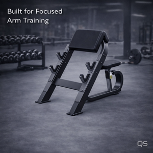 Banco de Pesas QS Preacher Curl para Gimnasios Comerciales, Banco de Entrenamiento de Bíceps para <span class=keywords><strong>Barra</strong></span> Olímpica Pequeña - Product Image 6