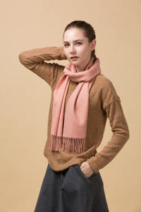 Custom <b>Shawl</b> Logo Design <b>Wool</b> Scarf Solid Color Breathable High-density Weaving Woven Scarf Thick <b>Shawls</b> for All Season - Product Image 3