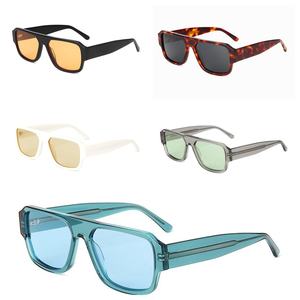 Gafas de Sol de Acetato Gruesas Polarizadas de Alta Calidad para Hombre, Diseño de Lujo, Parte Superior Plana, Protección UV400, Personalizadas, Tendencia de Fábrica - Product Image 3