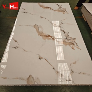 Panel de Pared de PVC con Efecto Mármol Sintético UV, Tablero Decorativo de Alto Brillo para Latinoamérica - Product Image 2