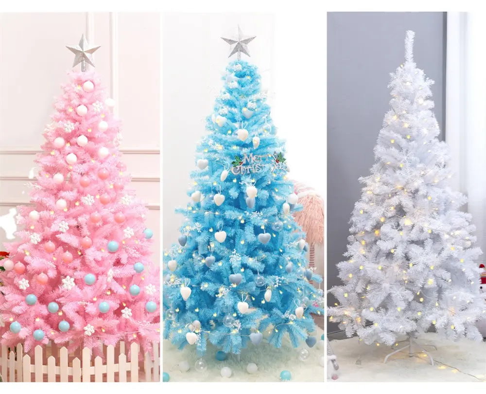 7,5 Fuß weißer Weihnachts baum, Fraser Fir Pencil Künstliche schlanke Bäume Holiday Decor
